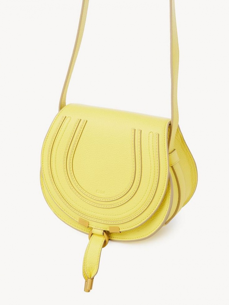 Chloe Marcie Small Crossbody Veske Gul | CHE-SR13533