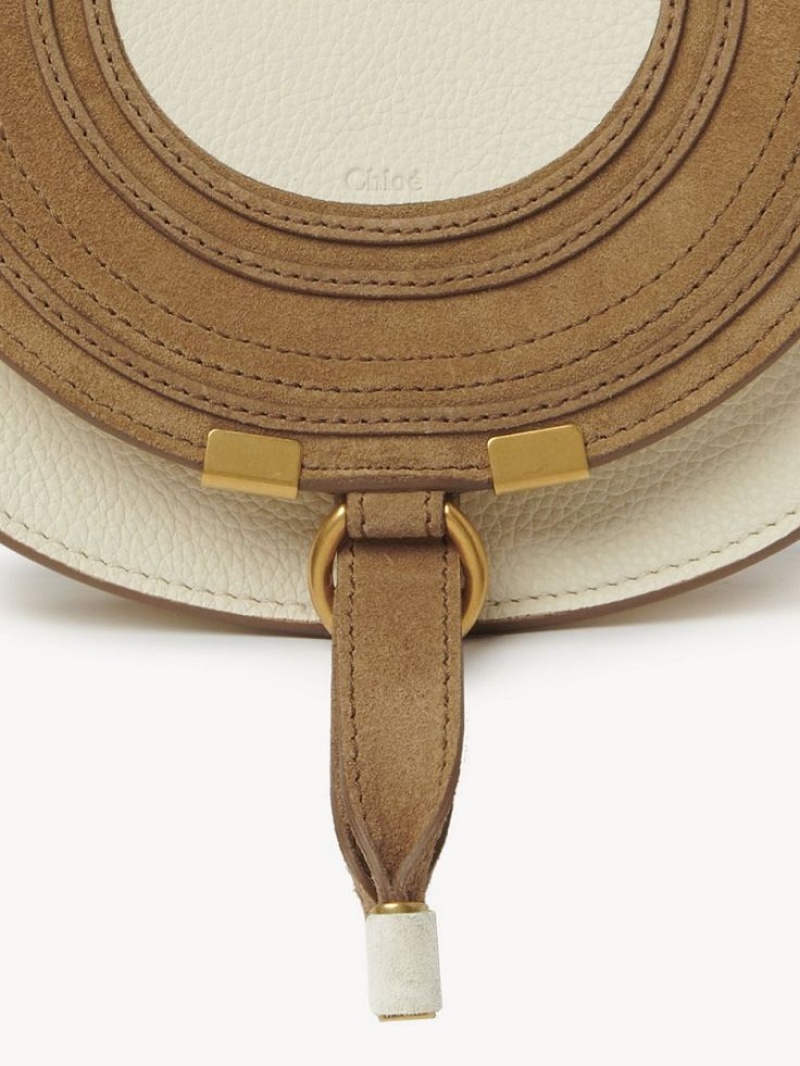 Chloe Marcie Small Crossbody Veske Hvite | CHE-SR13579