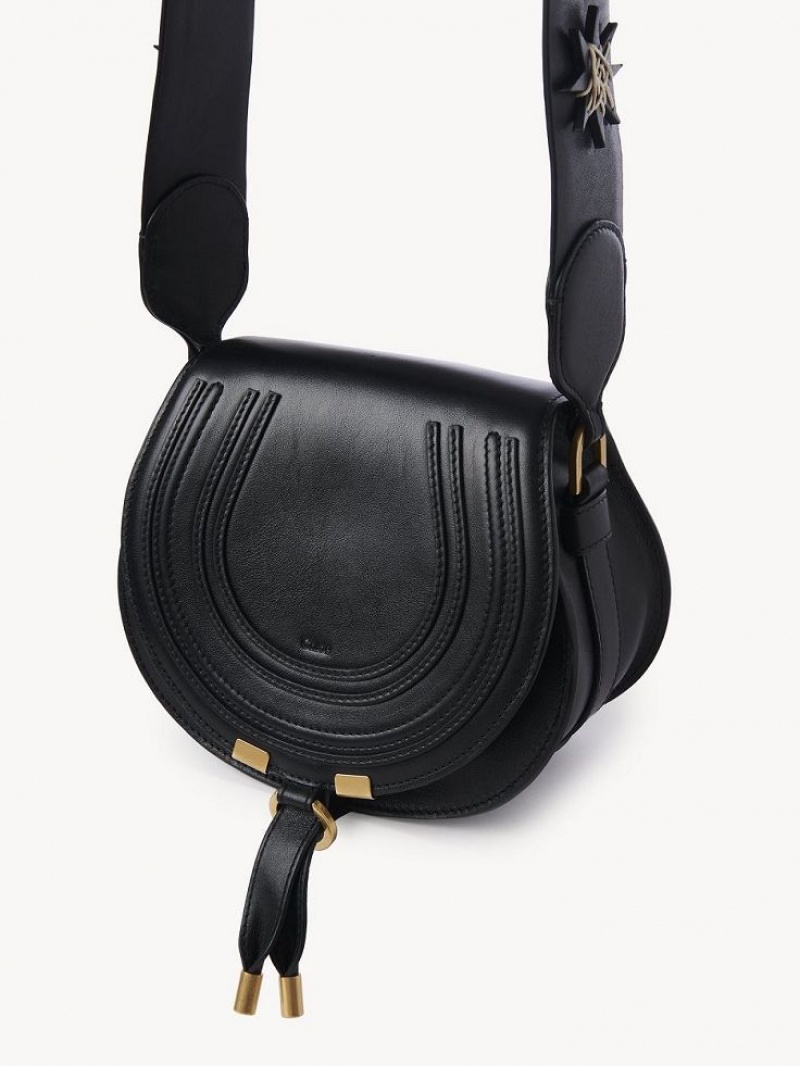 Chloe Marcie Small Crossbody Veske Svarte | CHE-SR13498