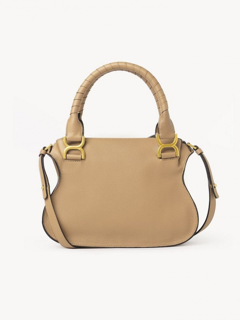 Chloe Marcie Small Double Carry Crossbody Veske Brune | CHE-SR13468