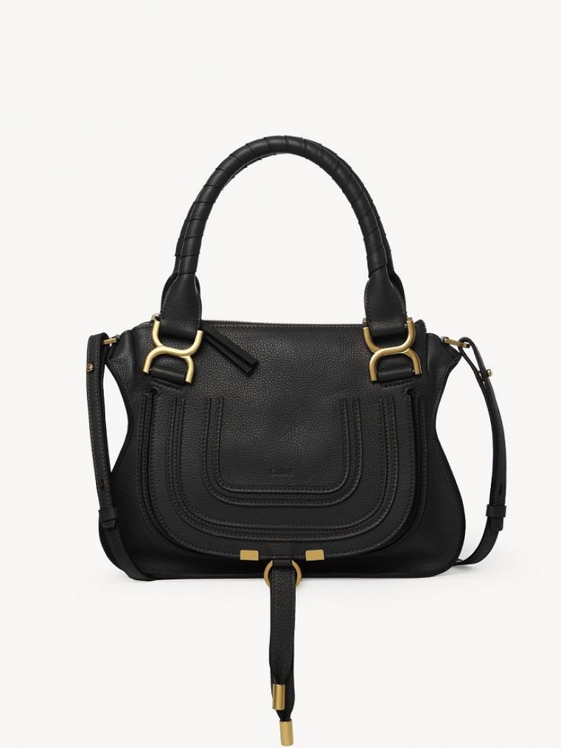 Chloe Marcie Small Double Carry Crossbody Veske Svarte | CHE-SR13543