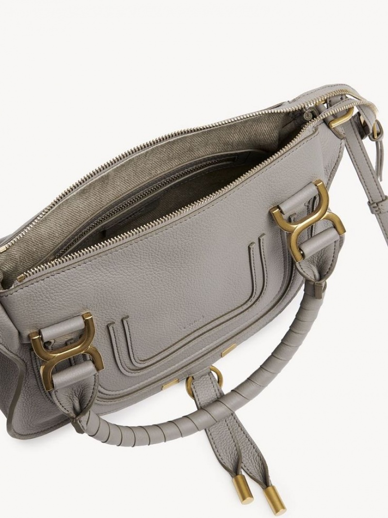 Chloe Marcie Small Double Carry Crossbody Veske Grå | CHE-SR13547