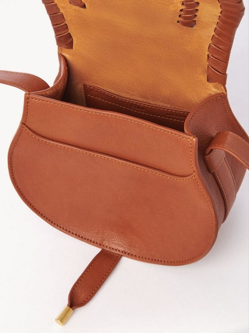 Chloe Marcie Small Saddle Mini Vesker Oransje | CHE-SR13665