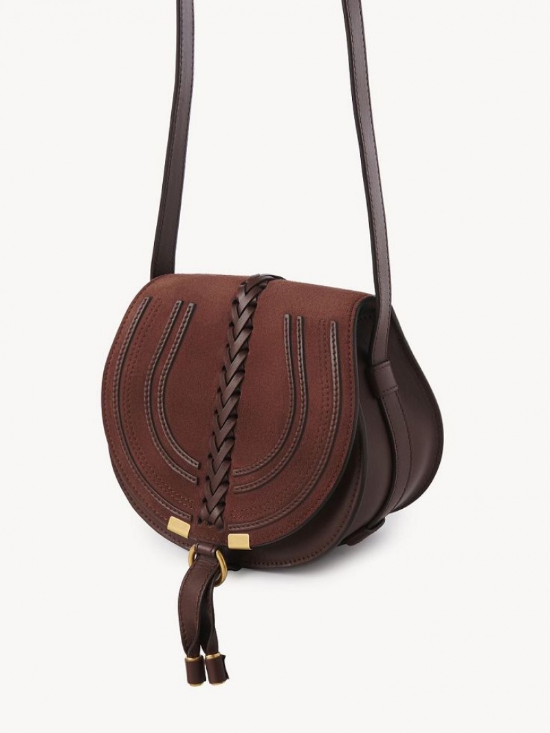 Chloe Marcie Small Saddle Skulderveske Rød | CHE-SR13415