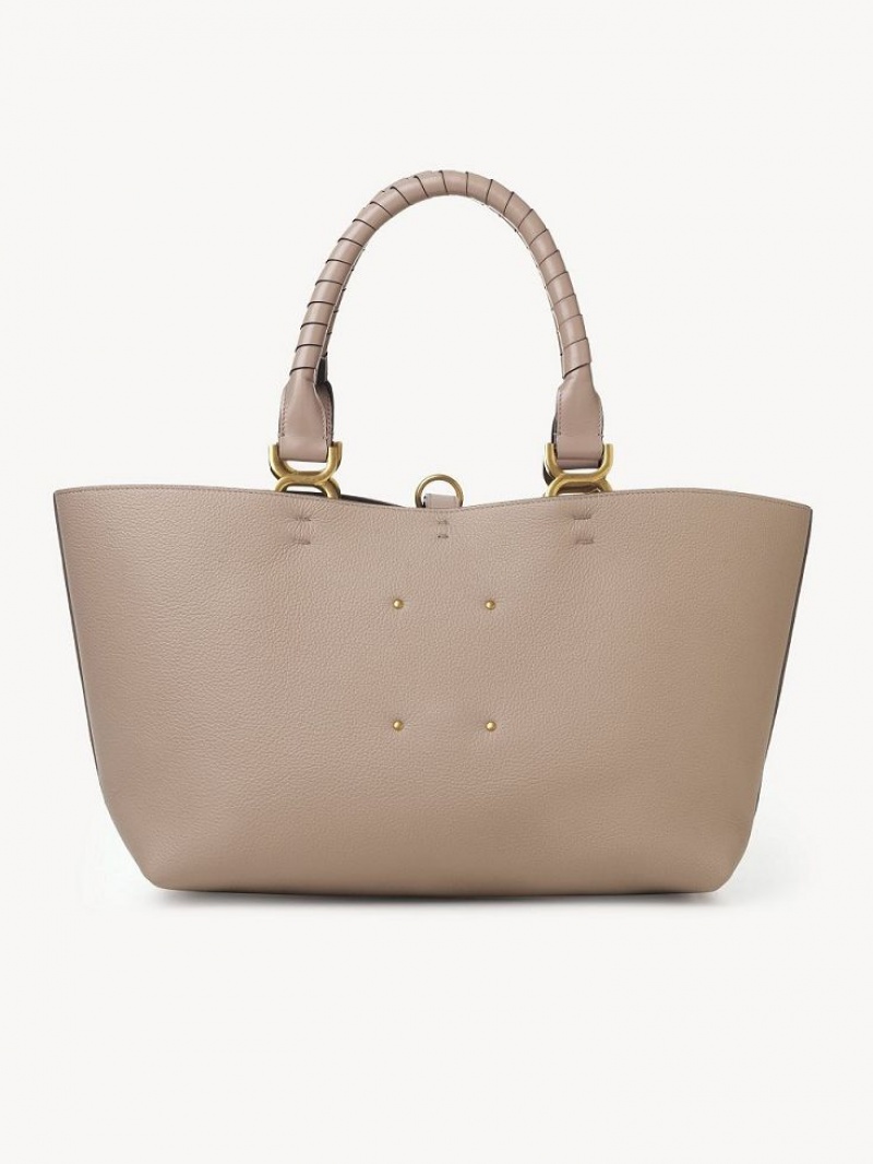 Chloe Marcie Small Tote Veske Beige | CHE-SR13388