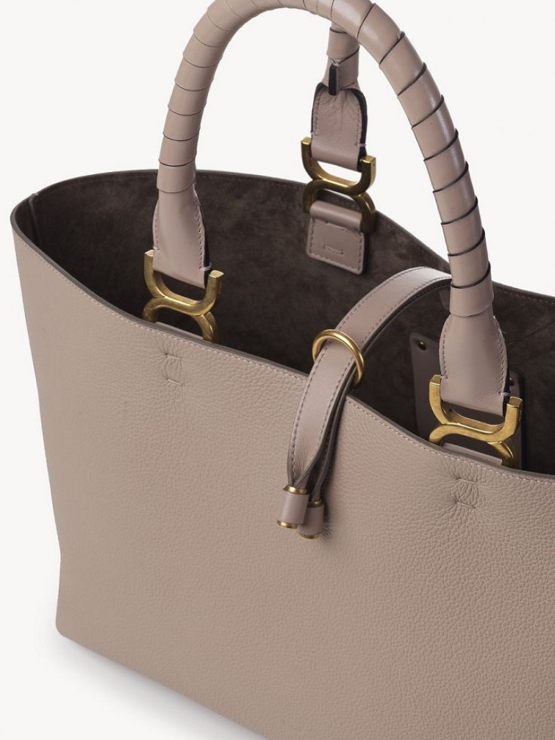 Chloe Marcie Small Tote Veske Beige | CHE-SR13388