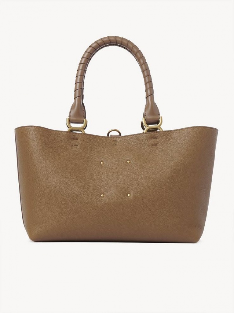 Chloe Marcie Small Tote Veske Beige | CHE-SR13335