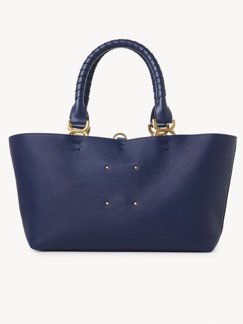 Chloe Marcie Small Tote Veske Blå | CHE-SR13334