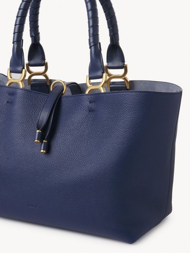 Chloe Marcie Small Tote Veske Blå | CHE-SR13334