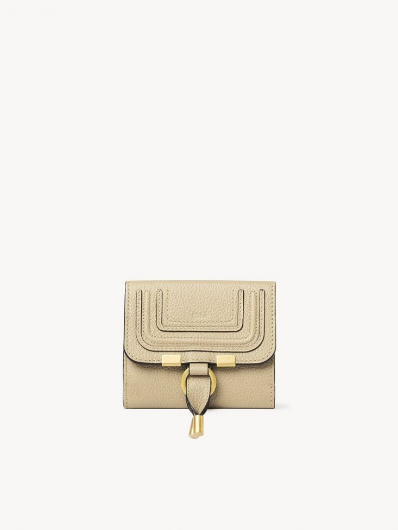 Chloe Marcie Square Liten Lommebok Beige | CHE-SR14280