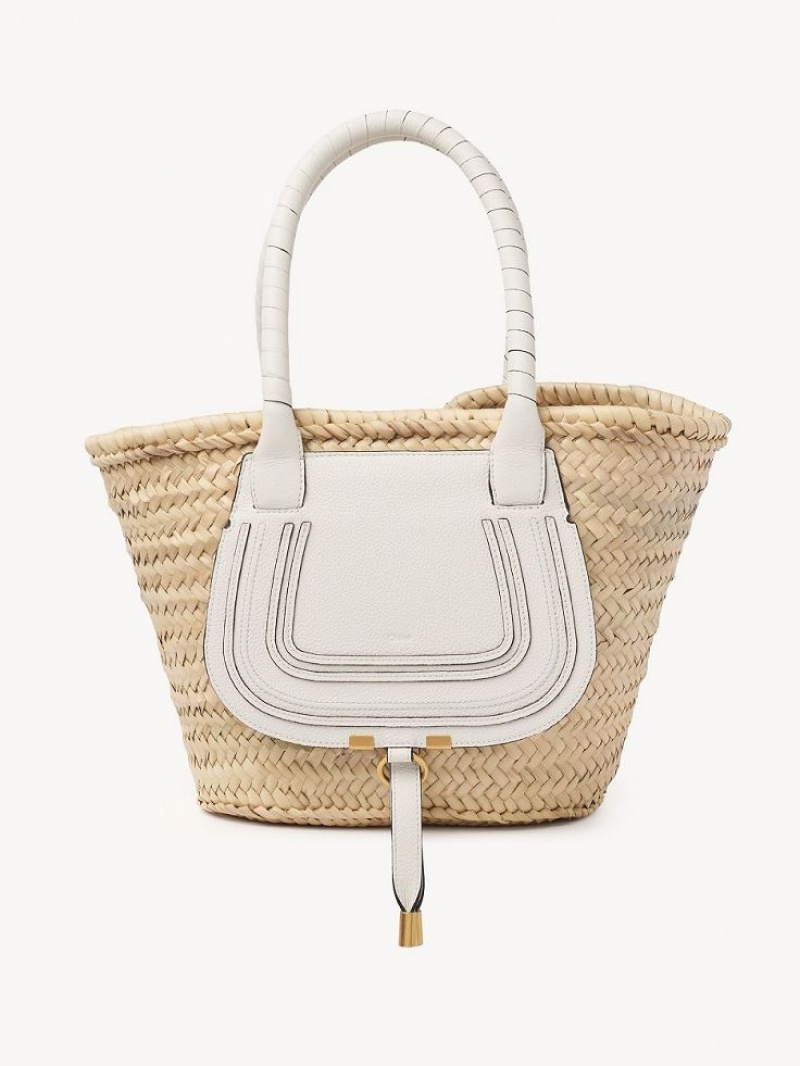 Chloe Medium Marcie Baskets Hvite | CHE-SR13632