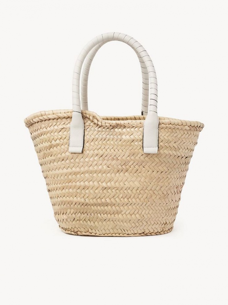 Chloe Medium Marcie Baskets Hvite | CHE-SR13632