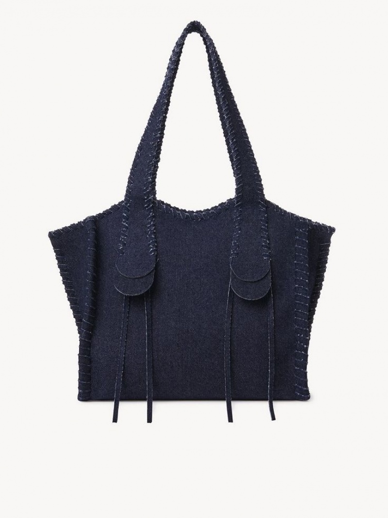 Chloe Medium Mony Tote Veske Blå | CHE-SR13309