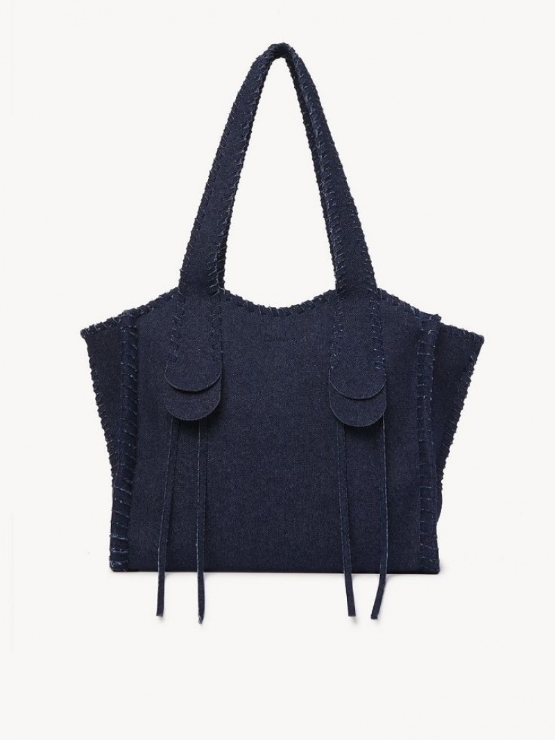 Chloe Medium Mony Tote Veske Blå | CHE-SR13309