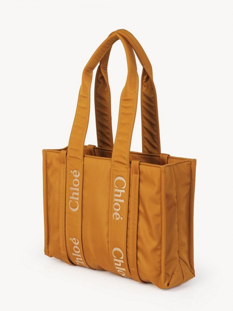 Chloe Medium Woody Skulderveske Gul | CHE-SR13411