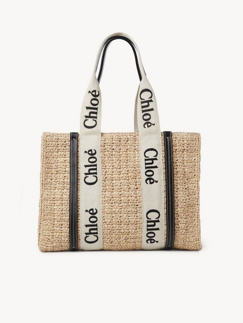 Chloe Medium Woody Tote Veske Brune | CHE-SR13368