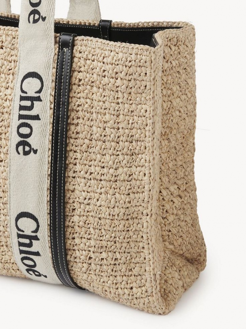 Chloe Medium Woody Tote Veske Brune | CHE-SR13368