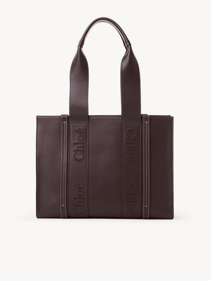 Chloe Medium Woody Tote Veske Dyp | CHE-SR13394