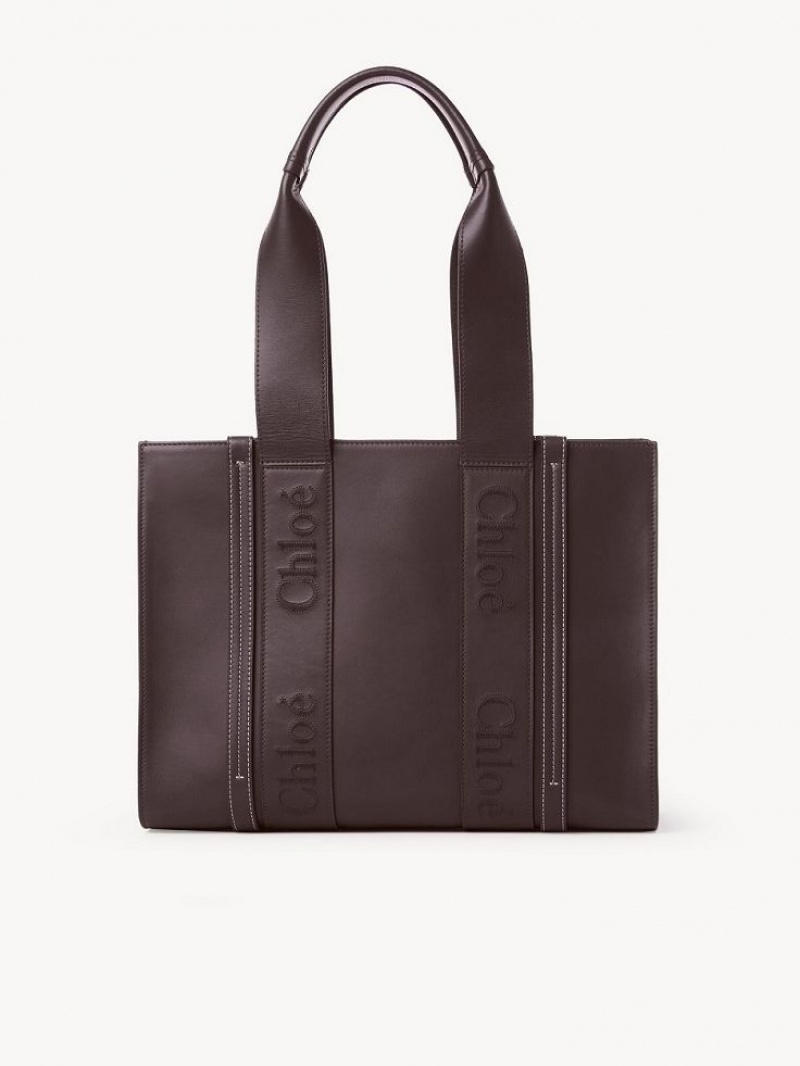 Chloe Medium Woody Tote Veske Dyp | CHE-SR13394