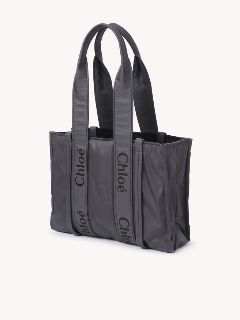 Chloe Medium Woody Tote Veske Grå | CHE-SR13350