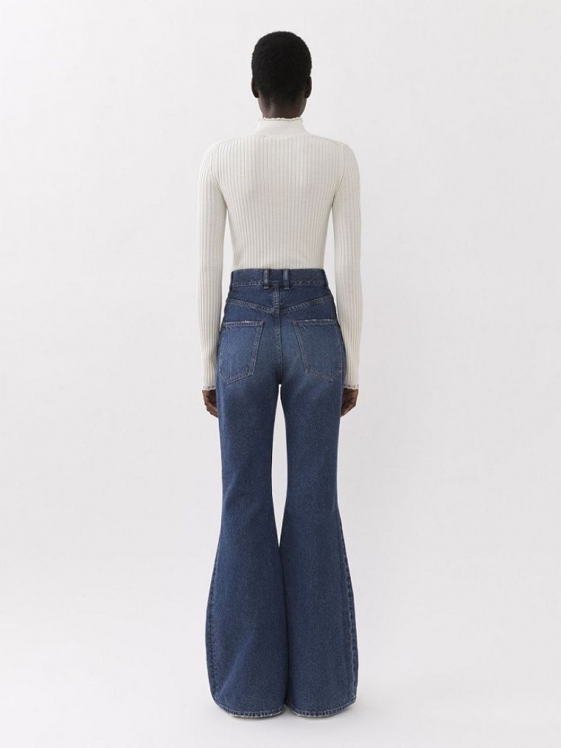 Chloe Merapi Flare Jeans Blå | CHE-SR14018