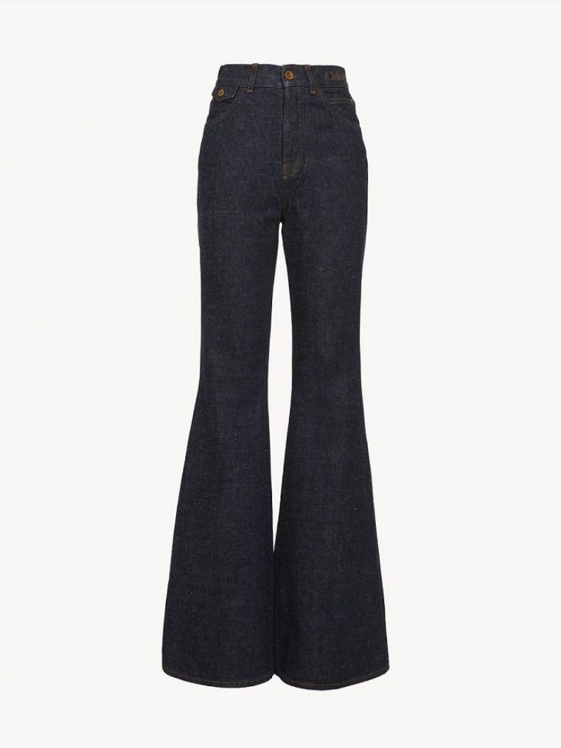 Chloe Merapi Flare Jeans Marineblå | CHE-SR13993