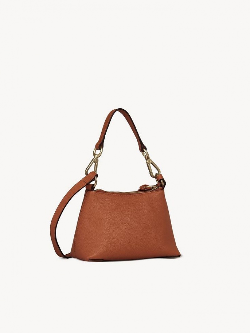 Chloe Mini Joan Skulderveske Brune | CHE-SR14663