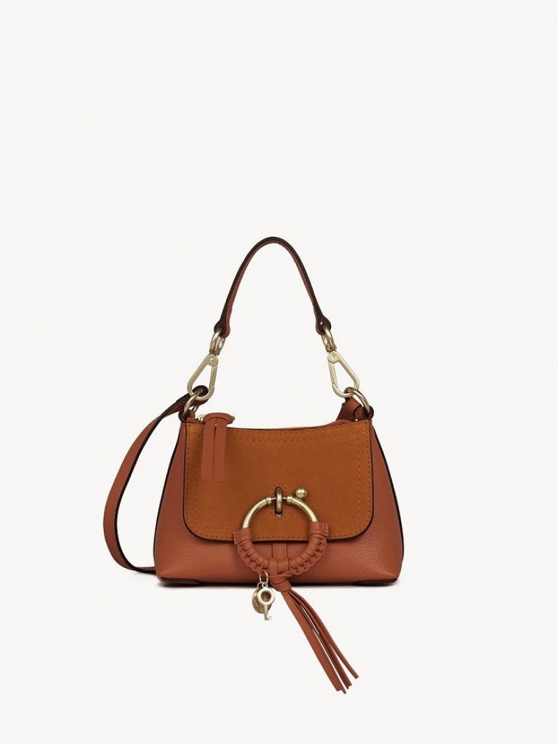 Chloe Mini Joan Skulderveske Brune | CHE-SR14663