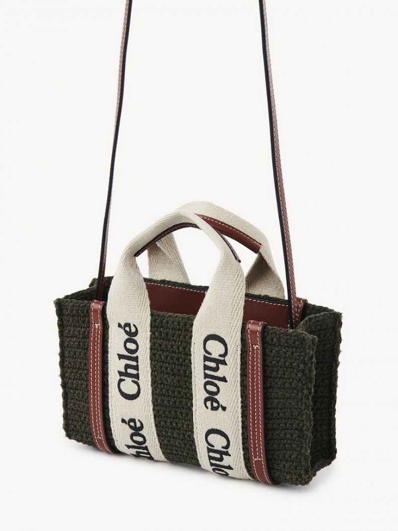 Chloe Mini Woody Crossbody Veske Grå | CHE-SR13465