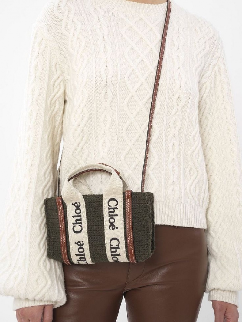 Chloe Mini Woody Crossbody Veske Grå | CHE-SR13465