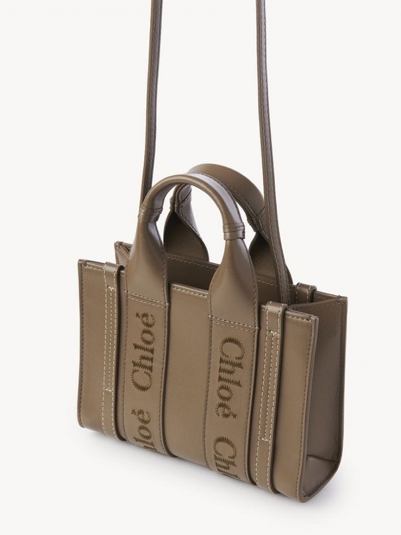 Chloe Mini Woody Crossbody Veske Grønn | CHE-SR13521