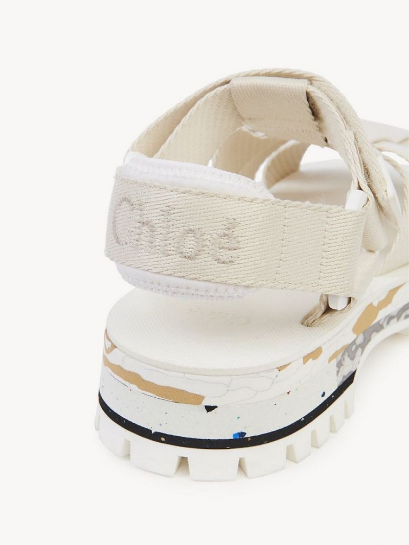 Chloe Nikie Active Flate Sandaler Grå | CHE-SR14178