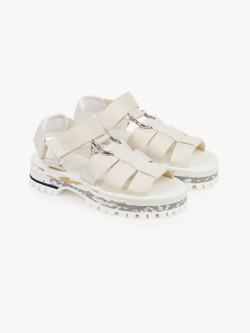 Chloe Nikie Active Flate Sandaler Grå | CHE-SR14178