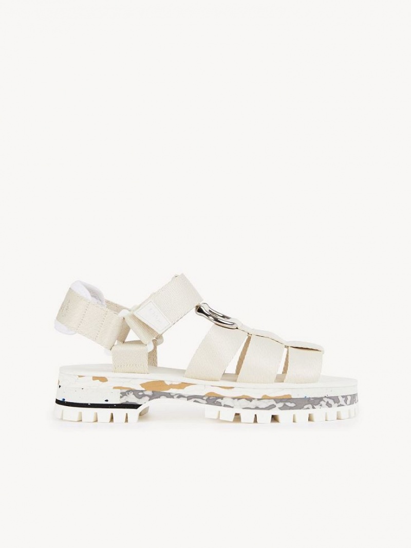 Chloe Nikie Active Flate Sandaler Grå | CHE-SR14178