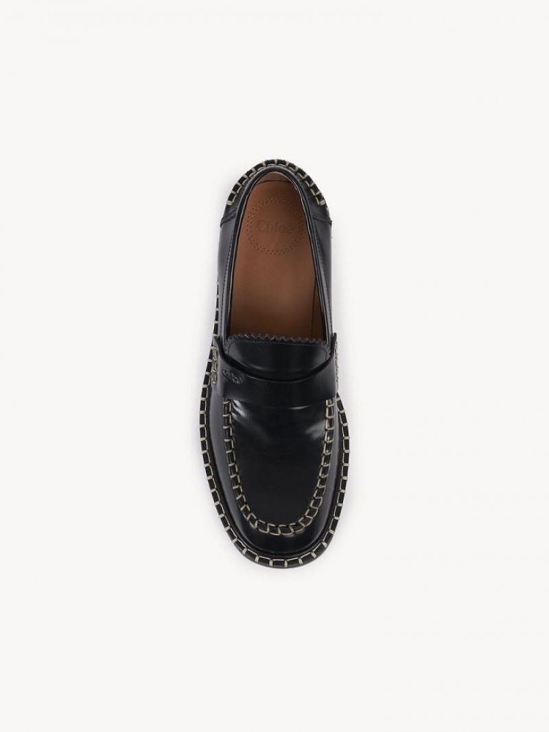 Chloe Noua Flate Loafer Svarte | CHE-SR14245