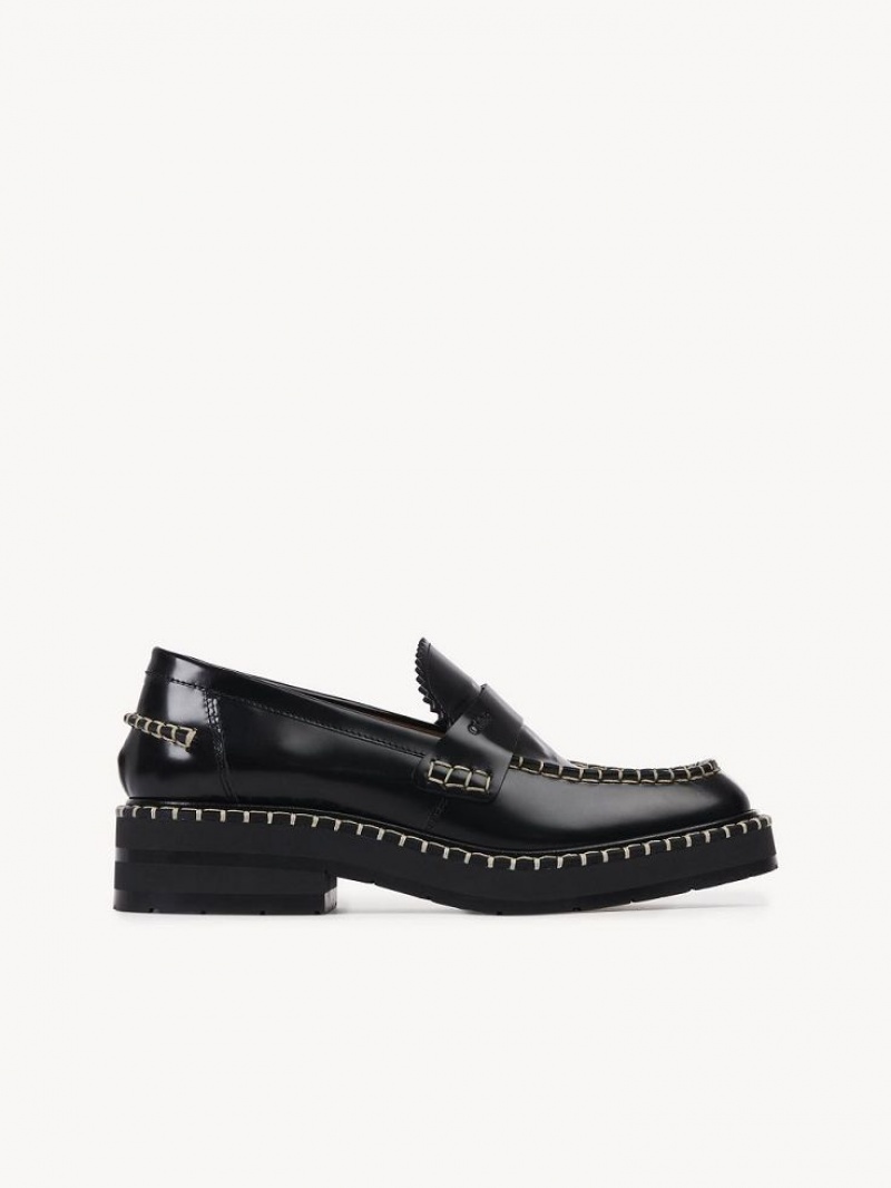 Chloe Noua Flate Loafer Svarte | CHE-SR14245