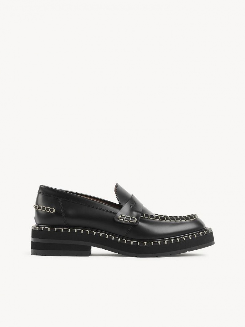 Chloe Noua Flate Loafer Svarte | CHE-SR14248