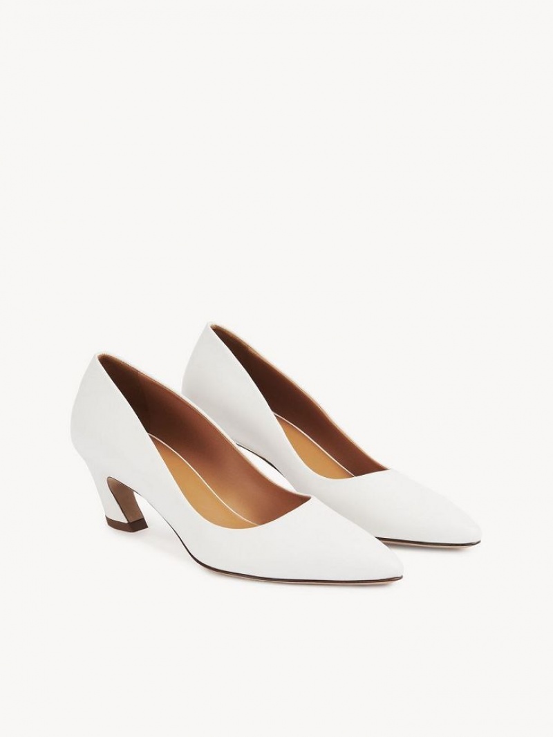 Chloe Oli Heel Pumps Hvite | CHE-SR14256