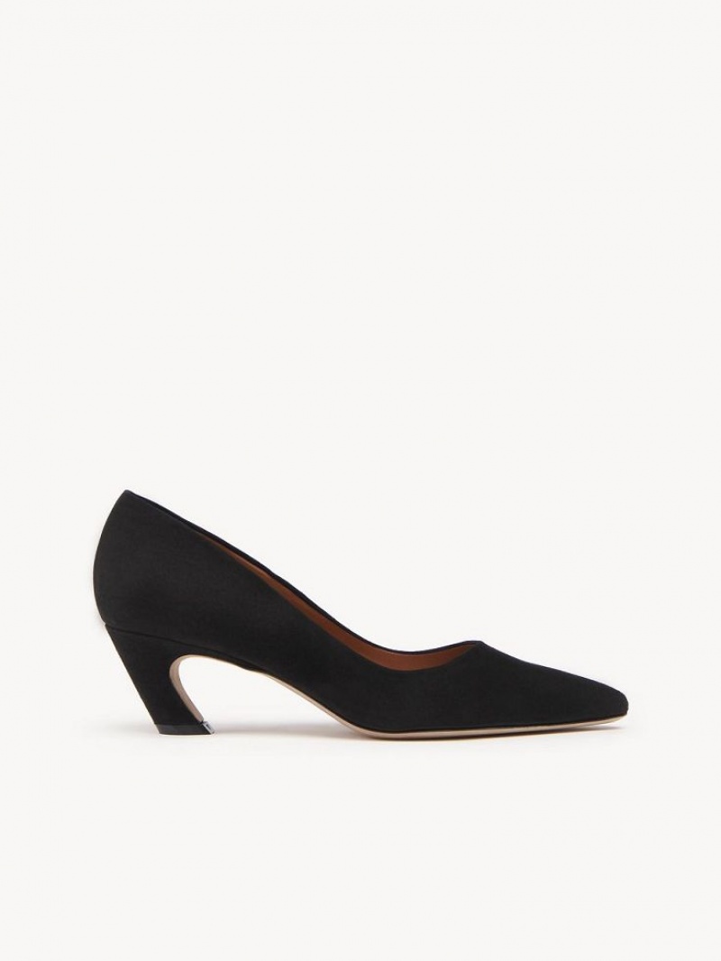 Chloe Oli Heel Pumps Svarte | CHE-SR14268