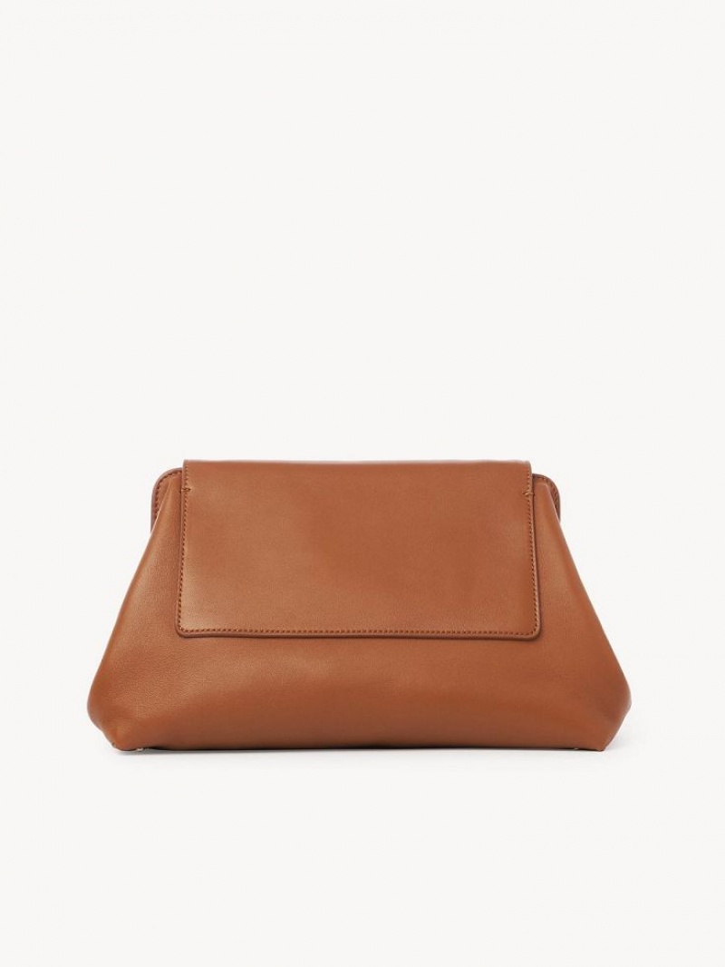 Chloe Penelope Clutch Brune | CHE-SR13758