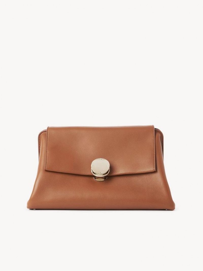 Chloe Penelope Clutch Brune | CHE-SR13758