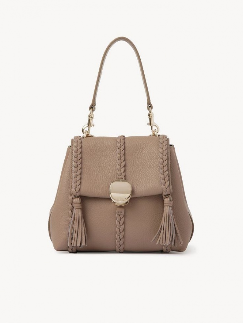 Chloe Penelope Small Soft Skulderveske Brune | CHE-SR13456