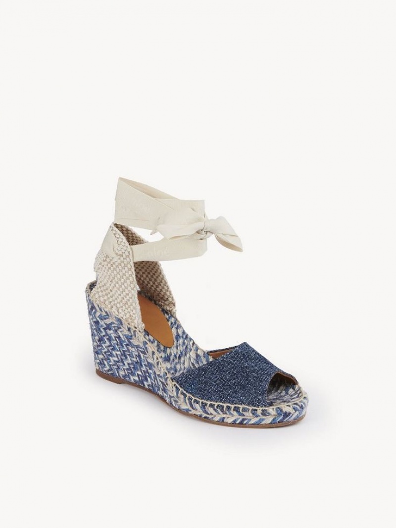 Chloe Piia Espadrille Blå | CHE-SR14150