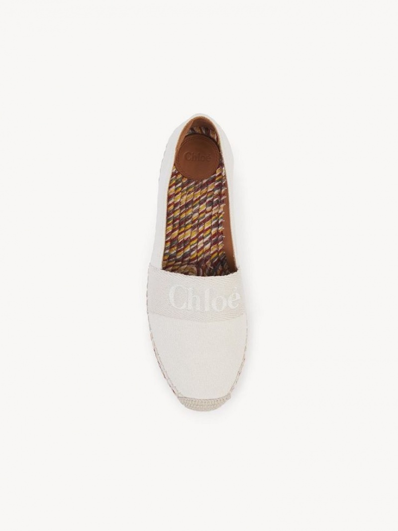 Chloe Piia Flate Espadrille Grå | CHE-SR14154