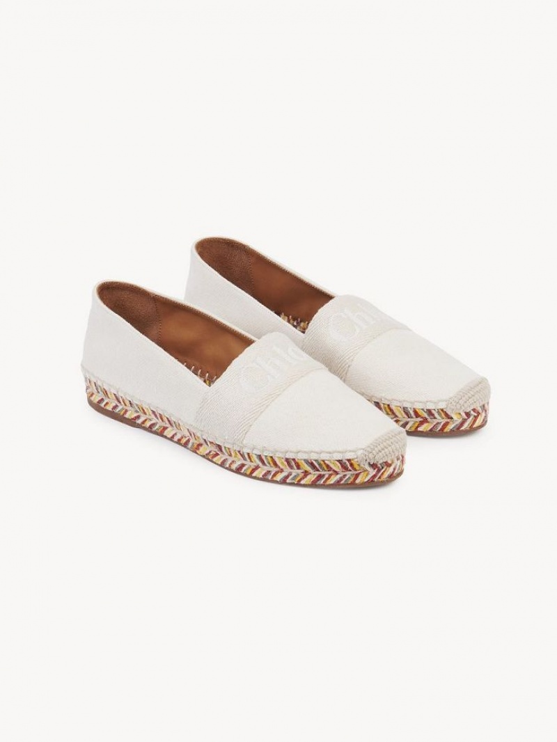 Chloe Piia Flate Espadrille Grå | CHE-SR14154