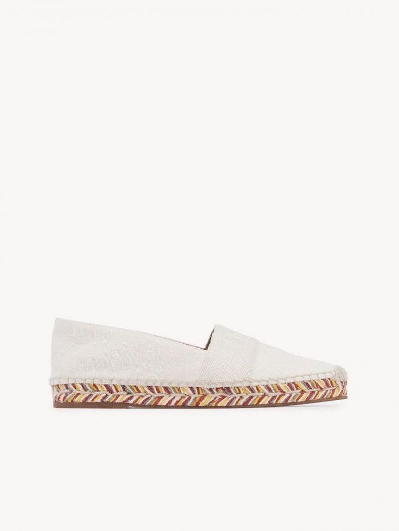 Chloe Piia Flate Espadrille Grå | CHE-SR14154