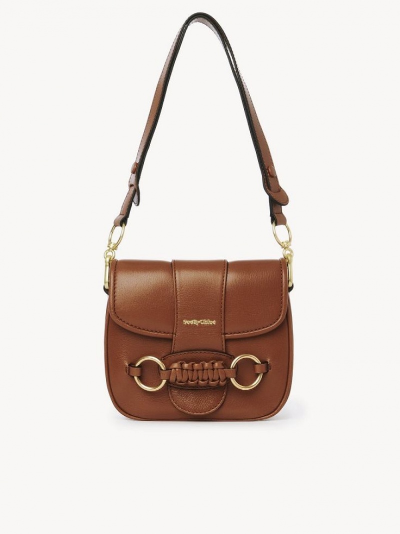 Chloe Saddie Satchel Skulderveske Brune | CHE-SR14632