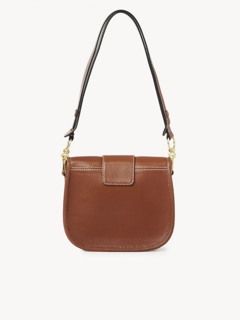 Chloe Saddie Satchel Skulderveske Brune | CHE-SR14667