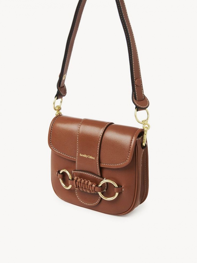 Chloe Saddie Satchel Skulderveske Brune | CHE-SR14667