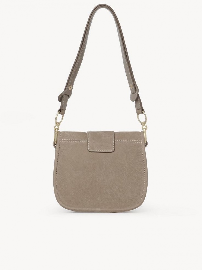 Chloe Saddie Satchel Skulderveske Grå | CHE-SR14666